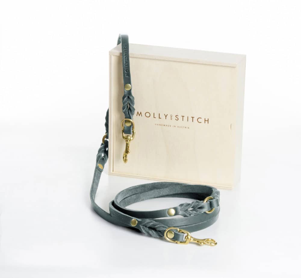 LAISSE EN CUIR DE LUXE 3 REGLAGES - BUTTER 3 LAISSE EN CUIR DE LUXE 3 REGLAGES - BUTTER 3