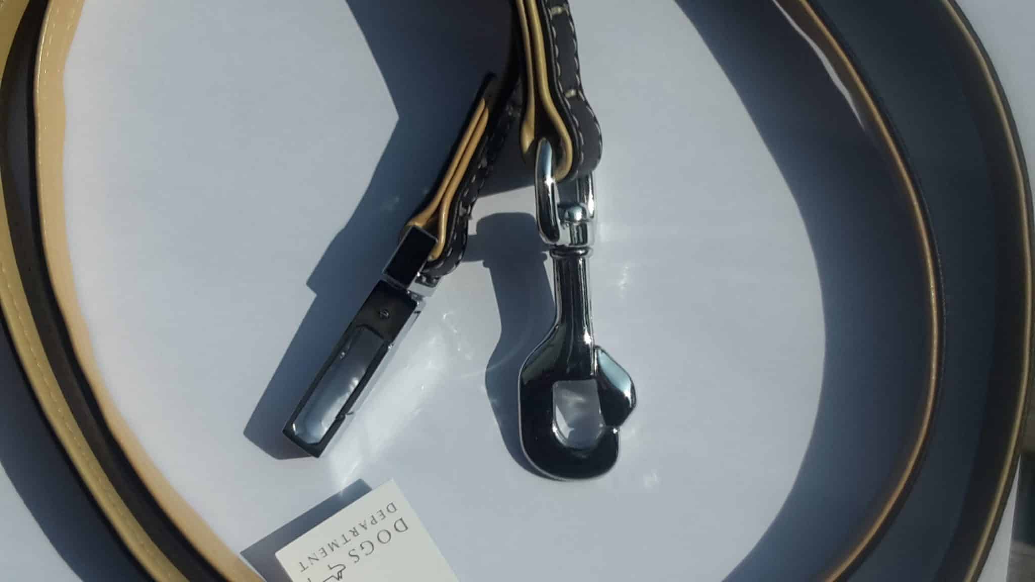 SOFT - Rouge - Laisse cuir chic