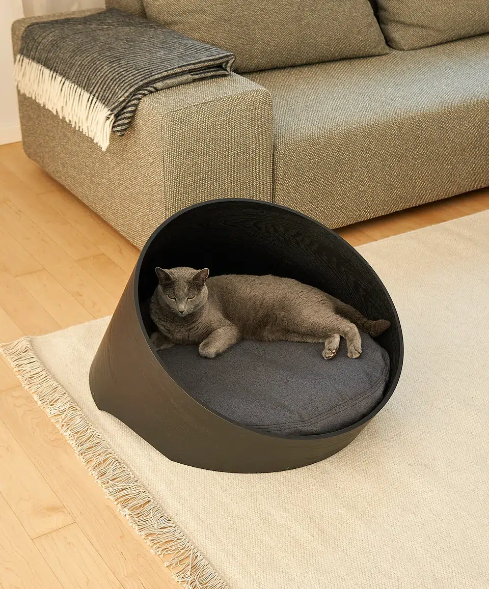 Meuble en bois de luxe pour chat - COVO Meuble en bois de luxe pour chat - COVO