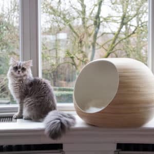 Niche design pour chat – Dandy Ball – Blanc