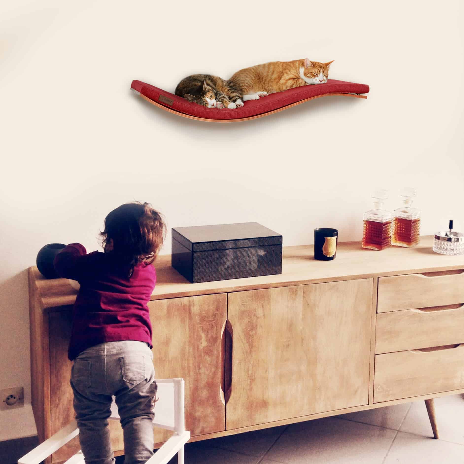 Etagère murale design pour chat - PREMIUM CHILL Etagère murale design pour chat - PREMIUM CHILL