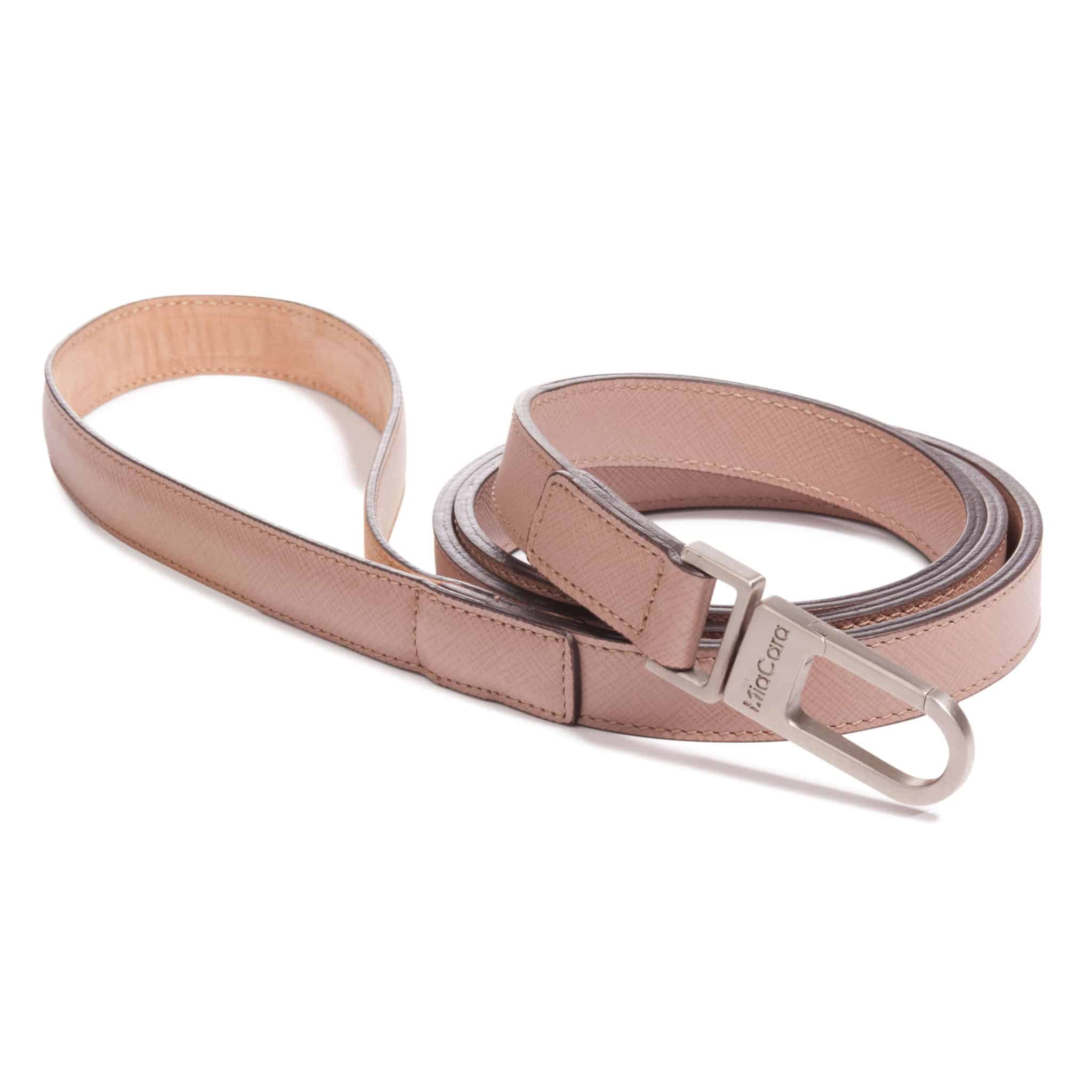 Laisse cuir luxe - TORINO - Lemon Laisse cuir luxe - TORINO - Lemon