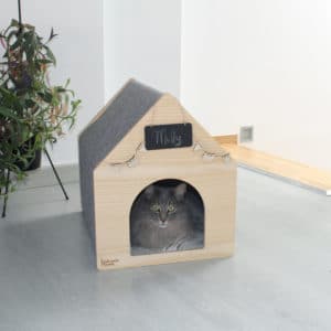 Niche design en bois pour chat – APAWTEMENT