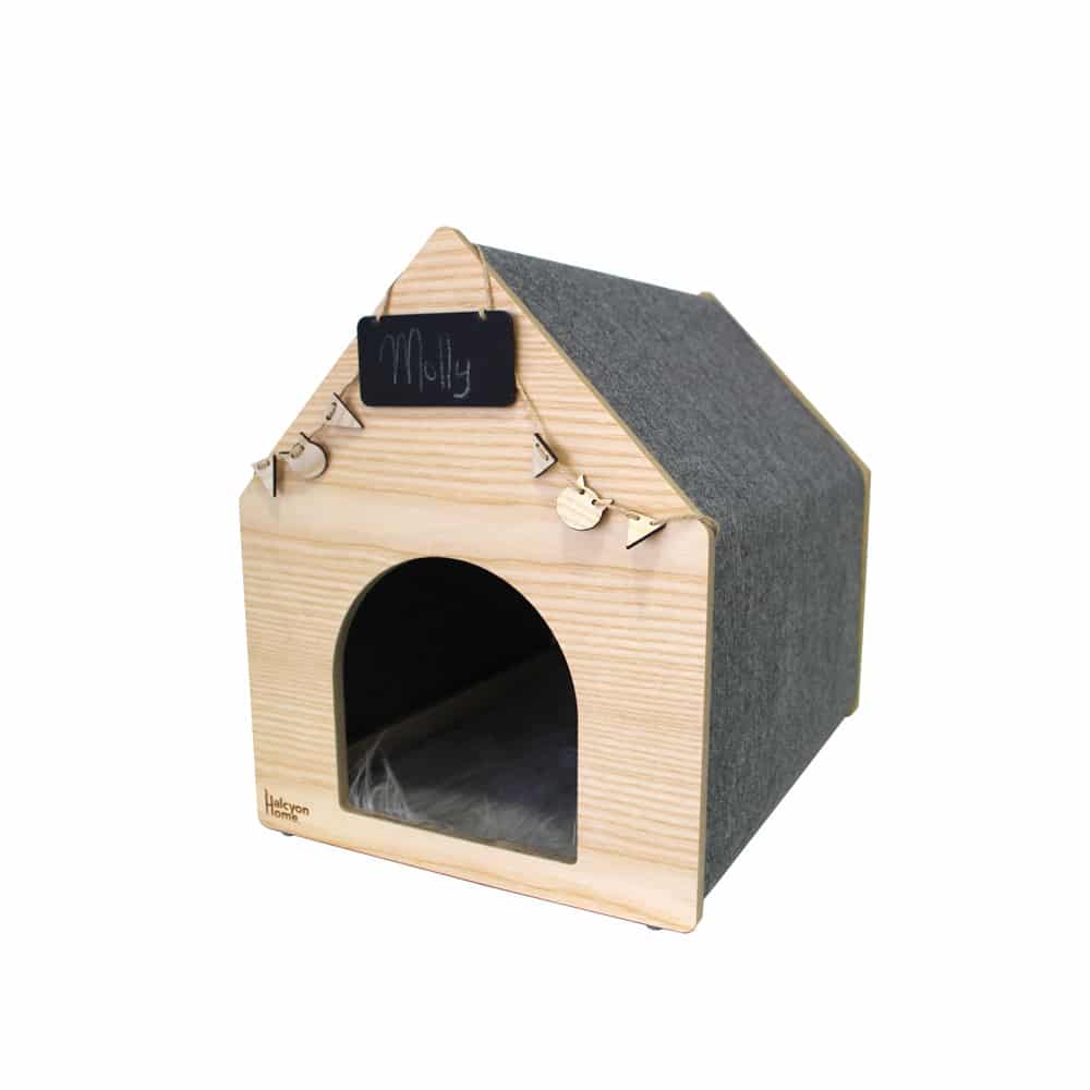 Niche design en bois pour chat - APAWTEMENT