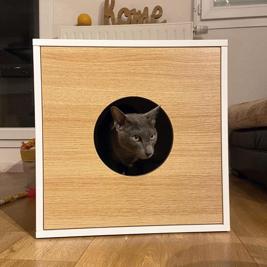 GYMAX Meuble Cache Litière Pour Chat & Meuble Rangement | FindTheDeal