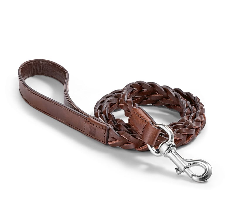 laisse en cuir bergamo pour chien