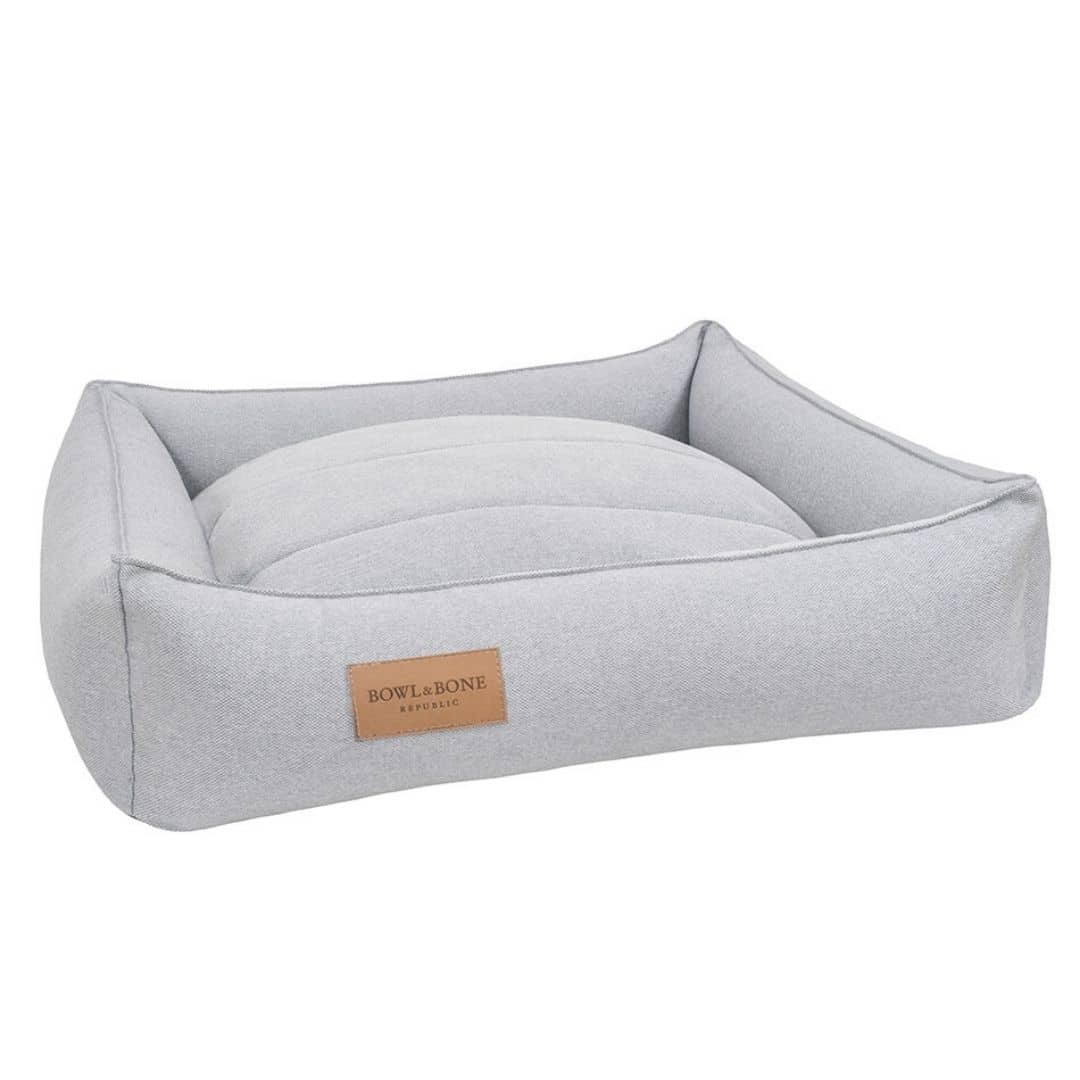 LIT DESIGN POUR CHIEN CARRE  GRIS LIT DESIGN POUR CHIEN CARRE GRIS