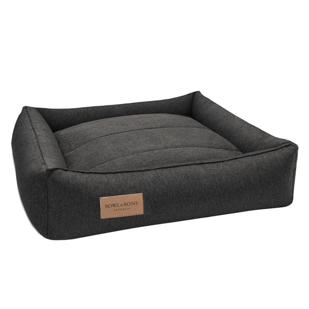 LIT DESIGN POUR CHIEN CARRE NOIR LIT DESIGN POUR CHIEN CARRE NOIR