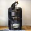 lit pour chat design à 3 niveaux