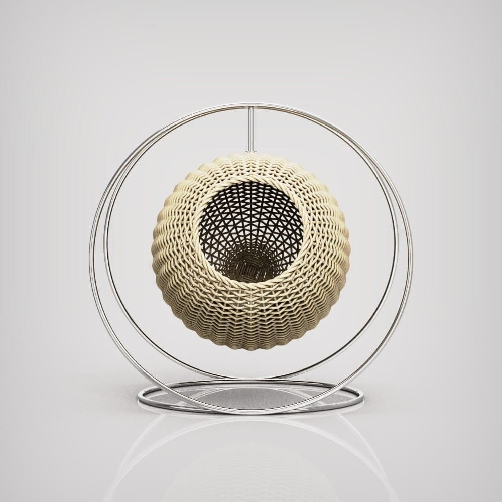 lit pour chat de luxe en osier - solar