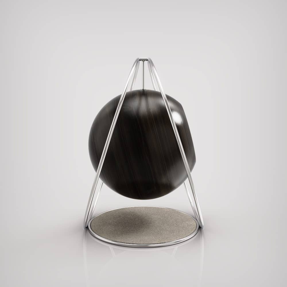 solar arbre à chat bois massif design luxe