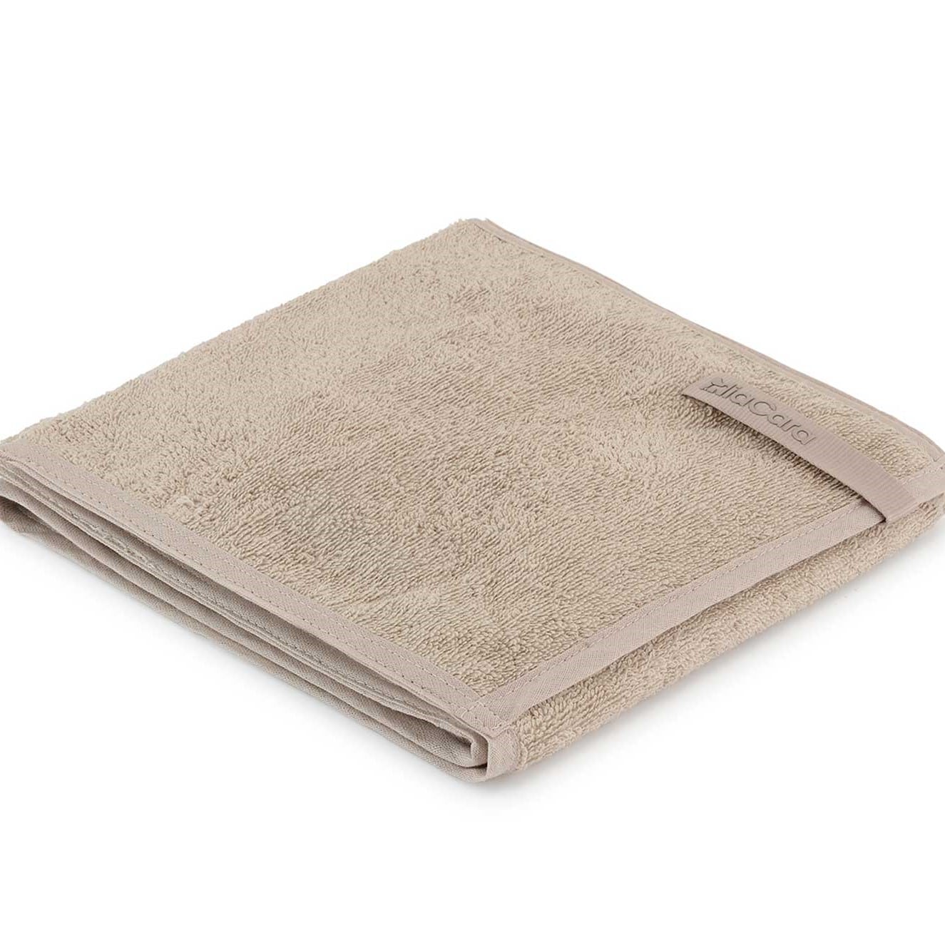 mano beige serviette chien