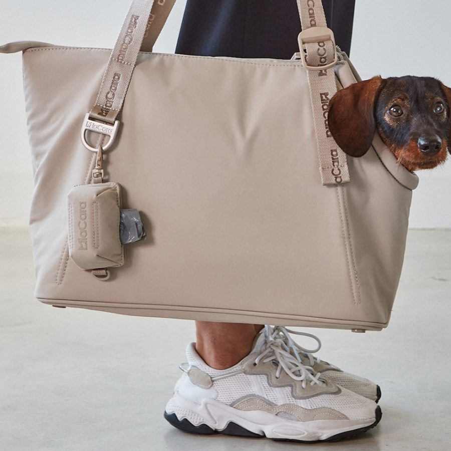 sacoche sacchetto miacara chien balade promenade design