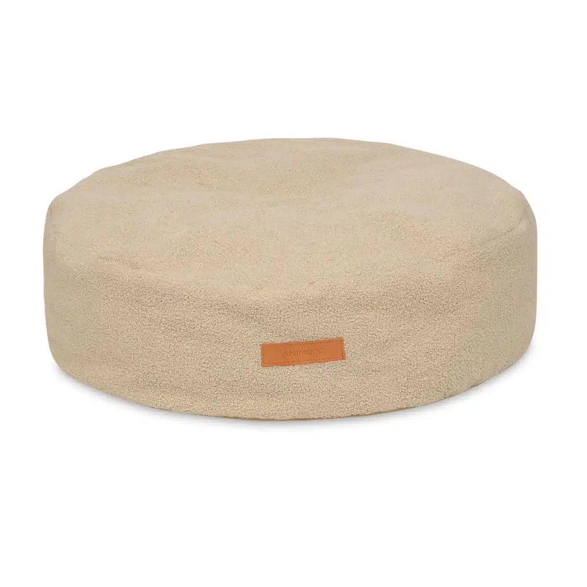 coco pouf tissu bouclé chien chat