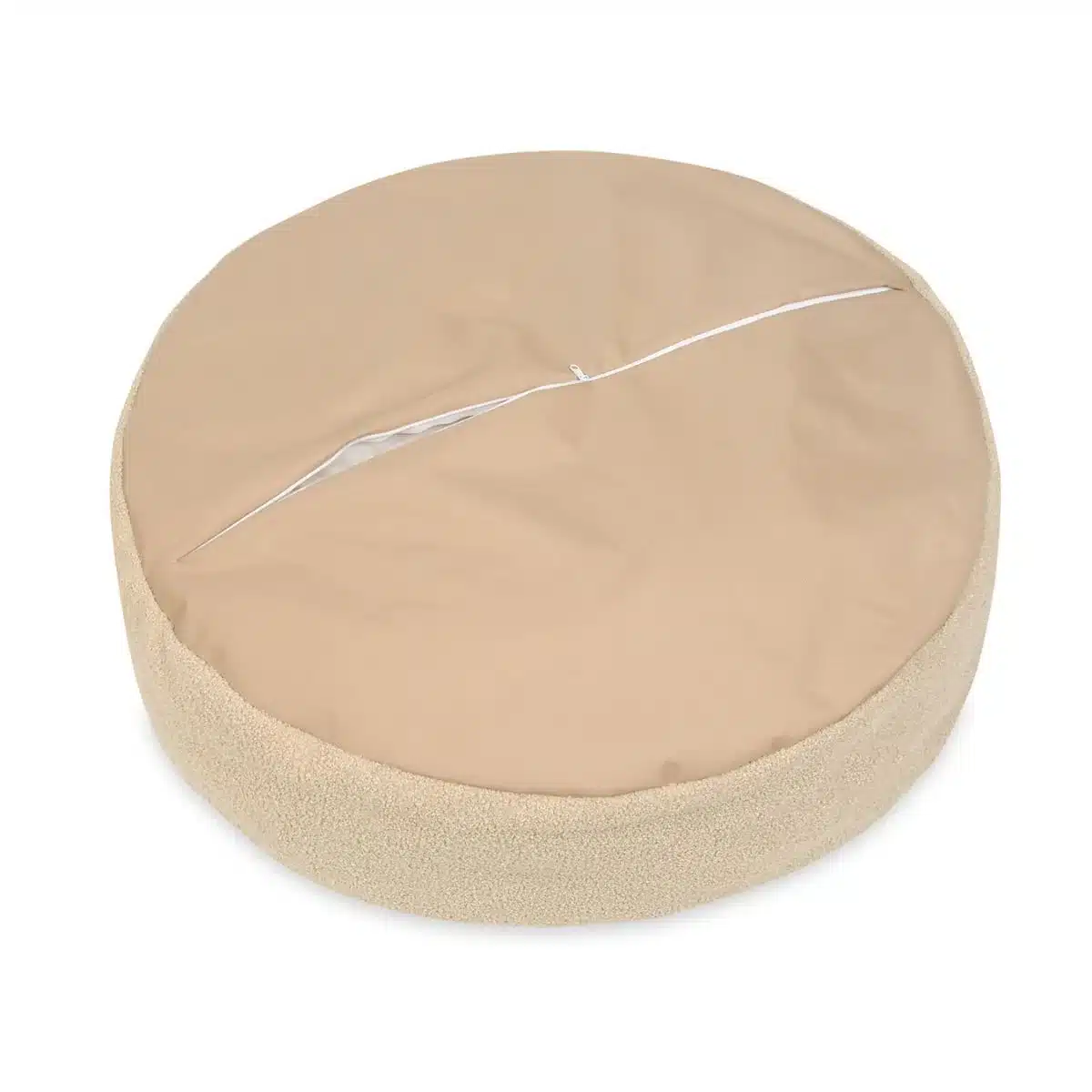 coco pouf tissu bouclé chien chat