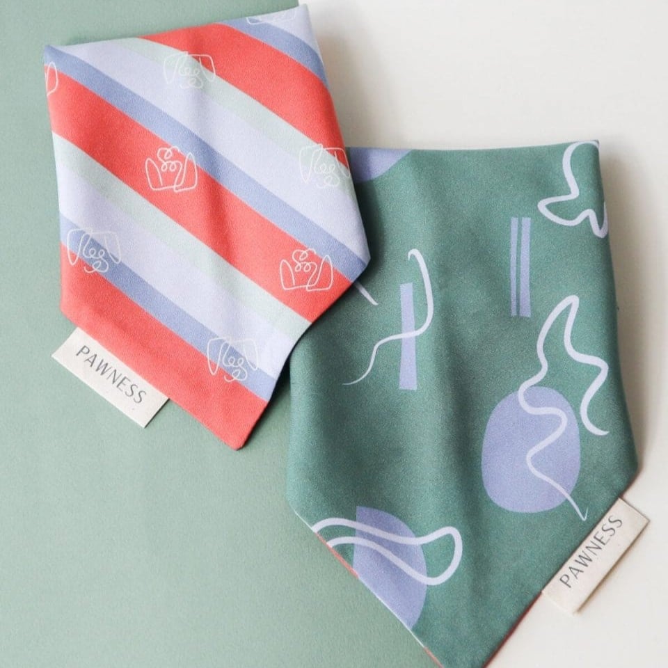 Bandana personnalisable design pour chien TAIL WAGGER