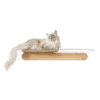 Etagère transparente design pour chat oblong myzoo