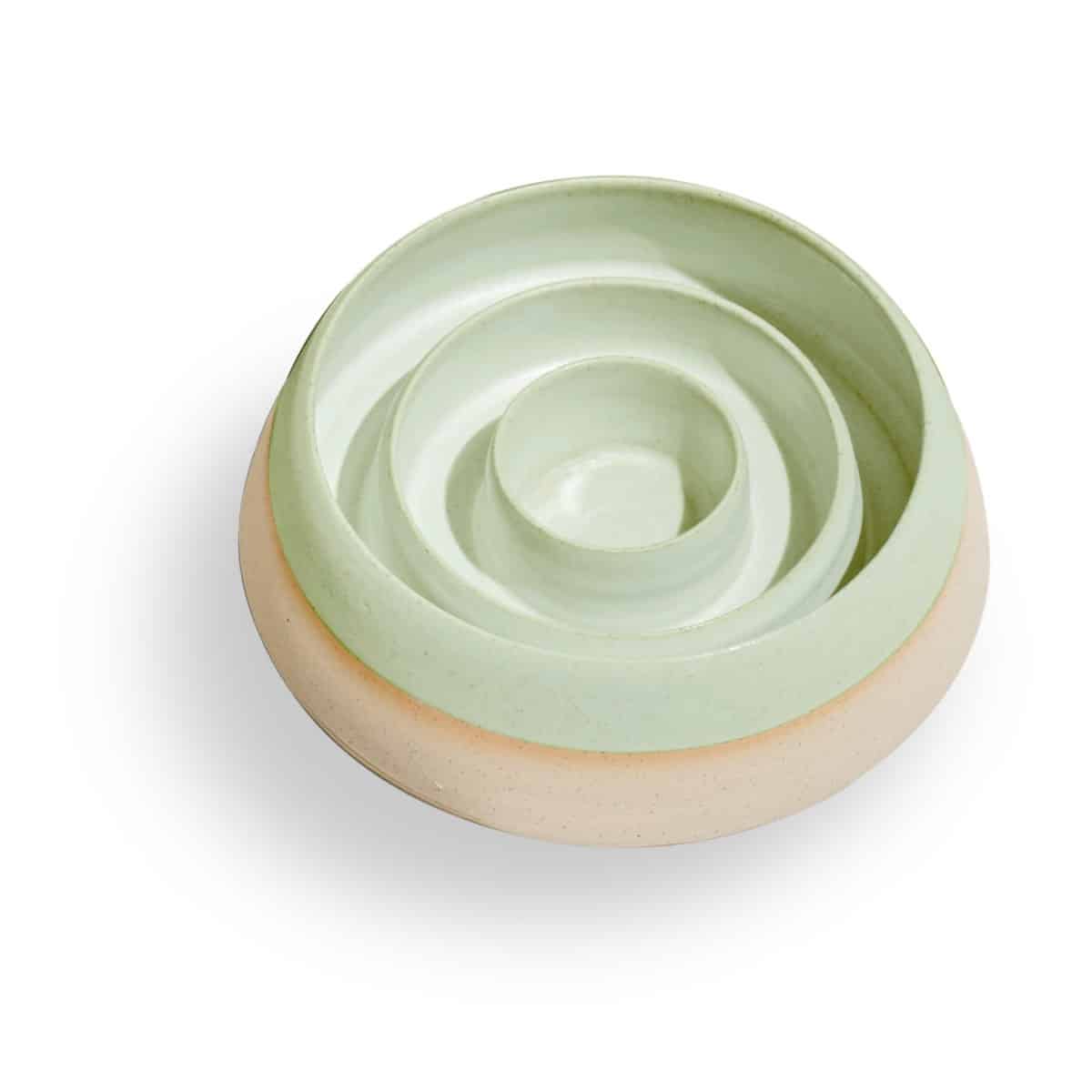 Gamelle en céramique anti glouton pawness