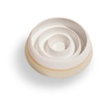 Gamelle Anti-glouton Surélevée Pour Chat/petit Chien - Céramique Blanche - Diamètre 14 Cm, Hauteur 8.5 Cm - WIYETY