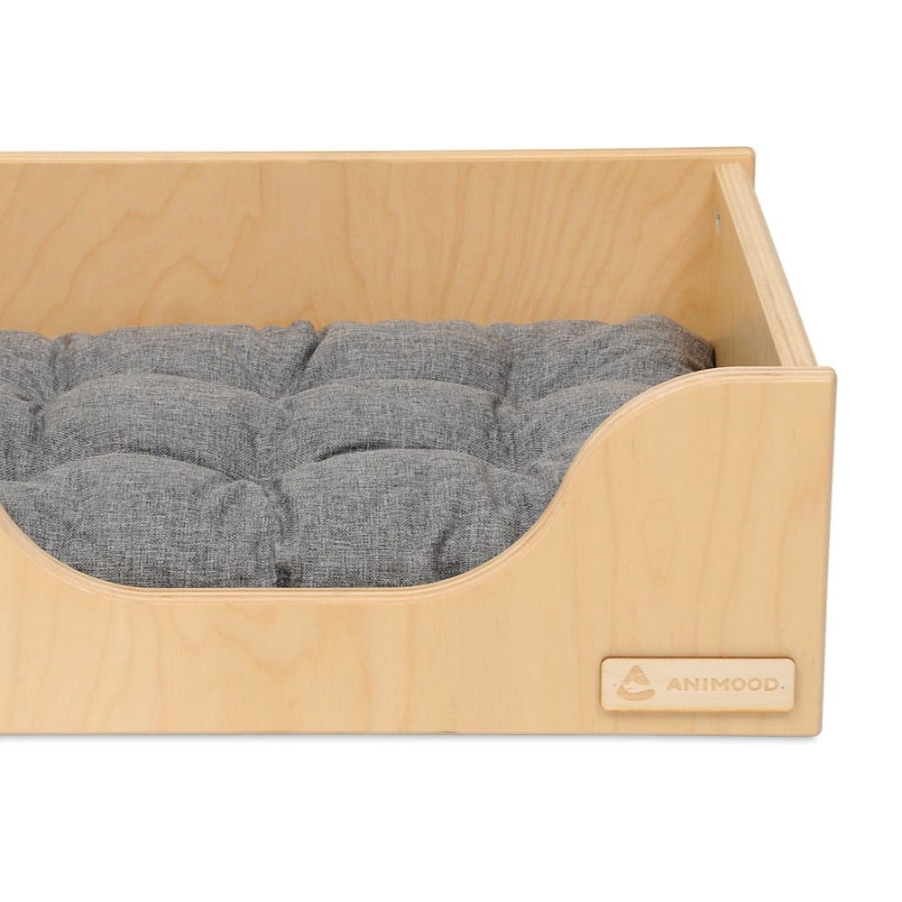 LIT en bois pour chien design marti (2) LIT en bois pour chien design marti (1)