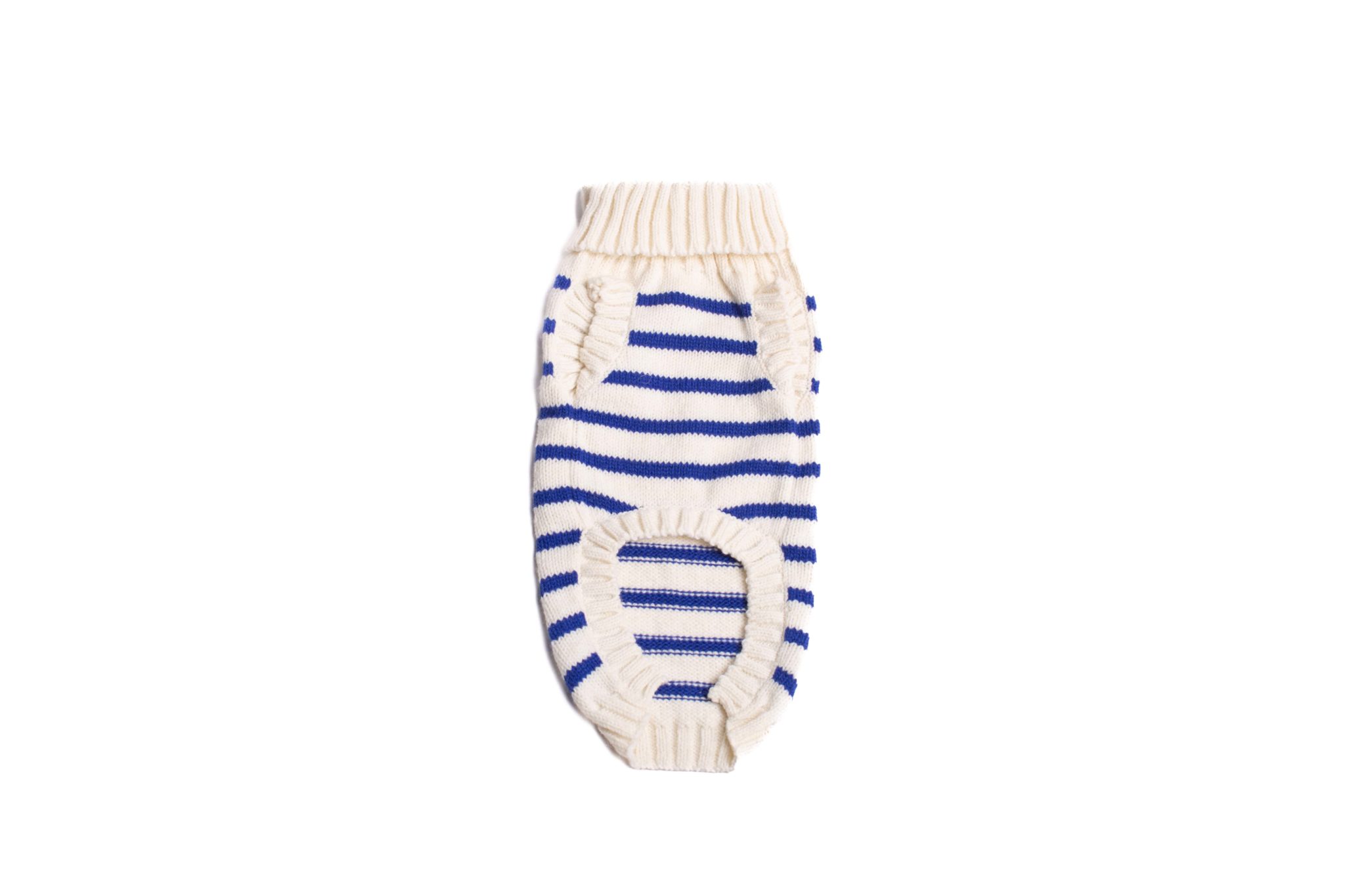 Pull marinière pour chien tricoté à la main - KUSIKO Pull marinière pour chien tricoté à la main - KUSIKO