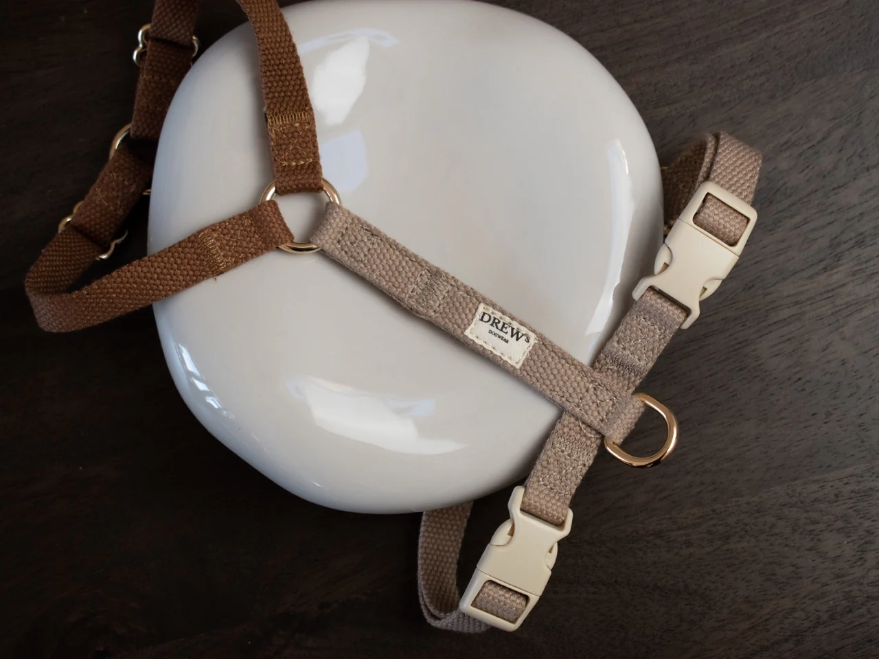 collier harnais design scandinave chien drews dogwear