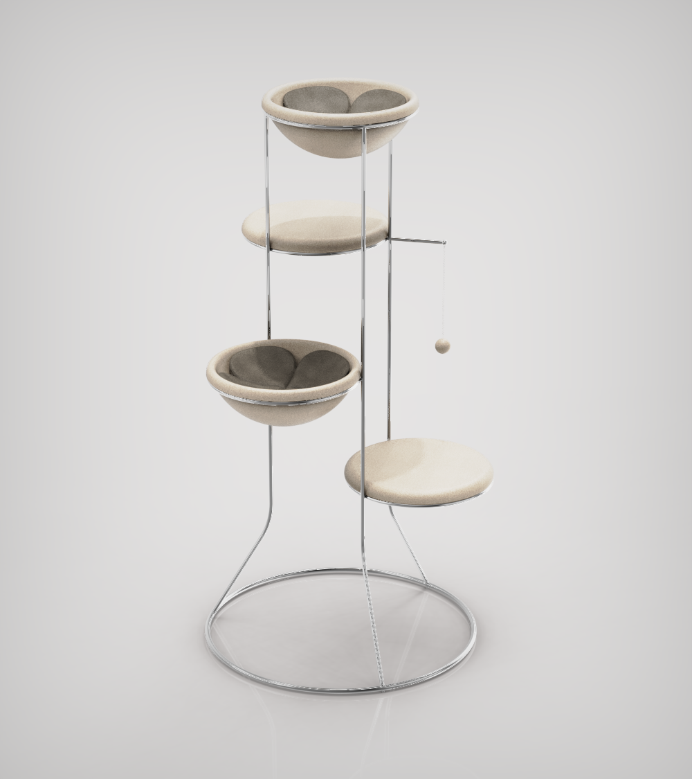 Arbre à chat de luxe en liège - CONSTELLATION