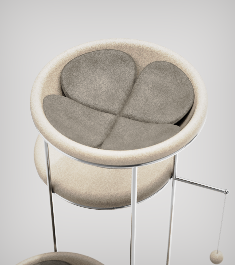 Arbre à chat de luxe en liège - CONSTELLATION