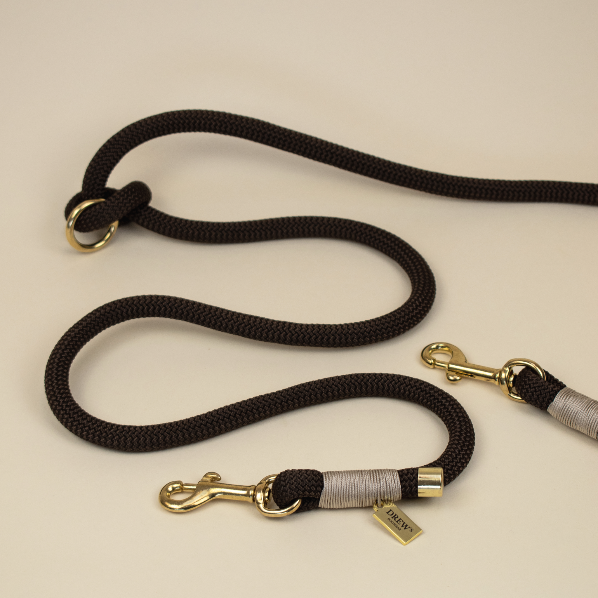 drews dogwear laisse corde design chien ajustable