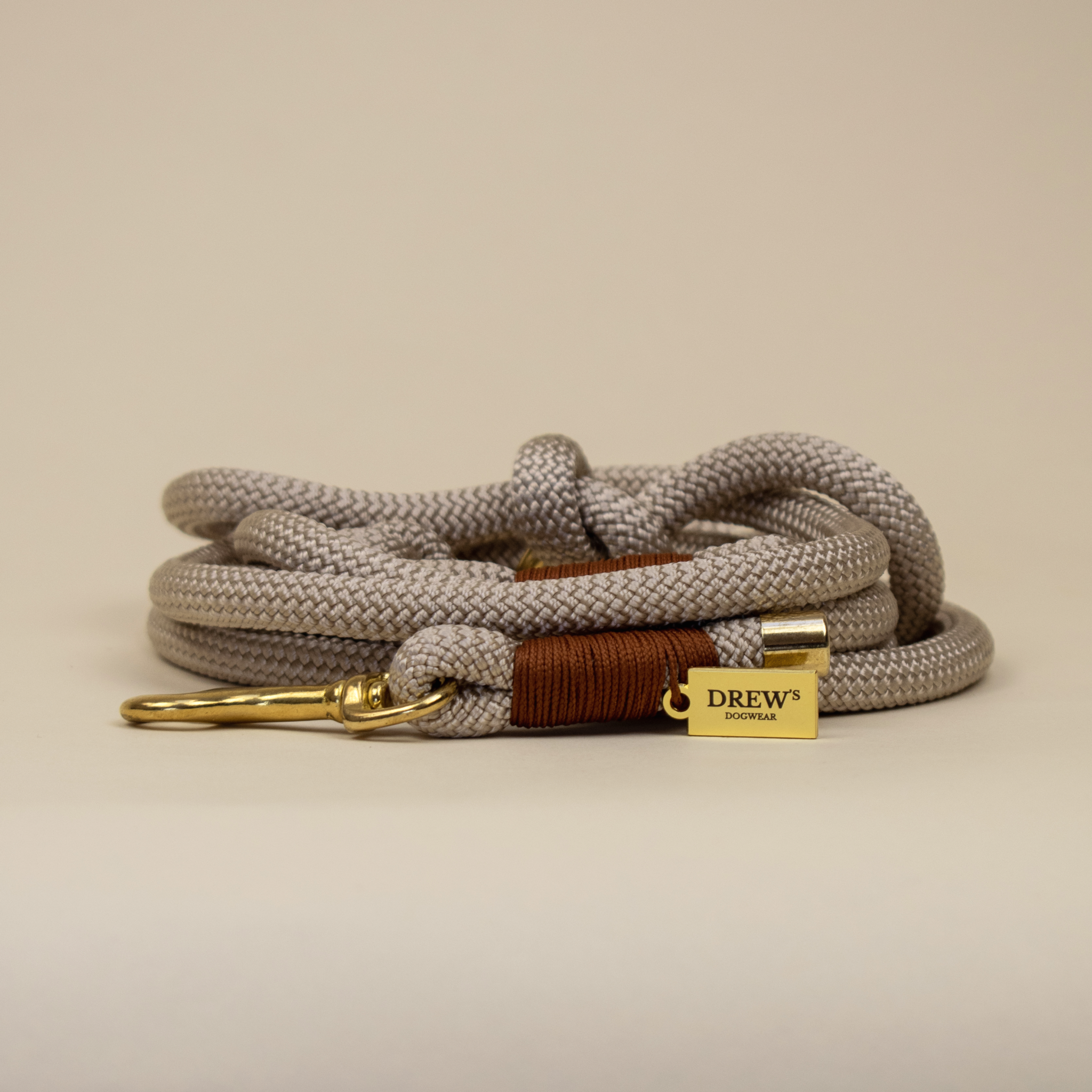 drews dogwear laisse corde design chien ajustable