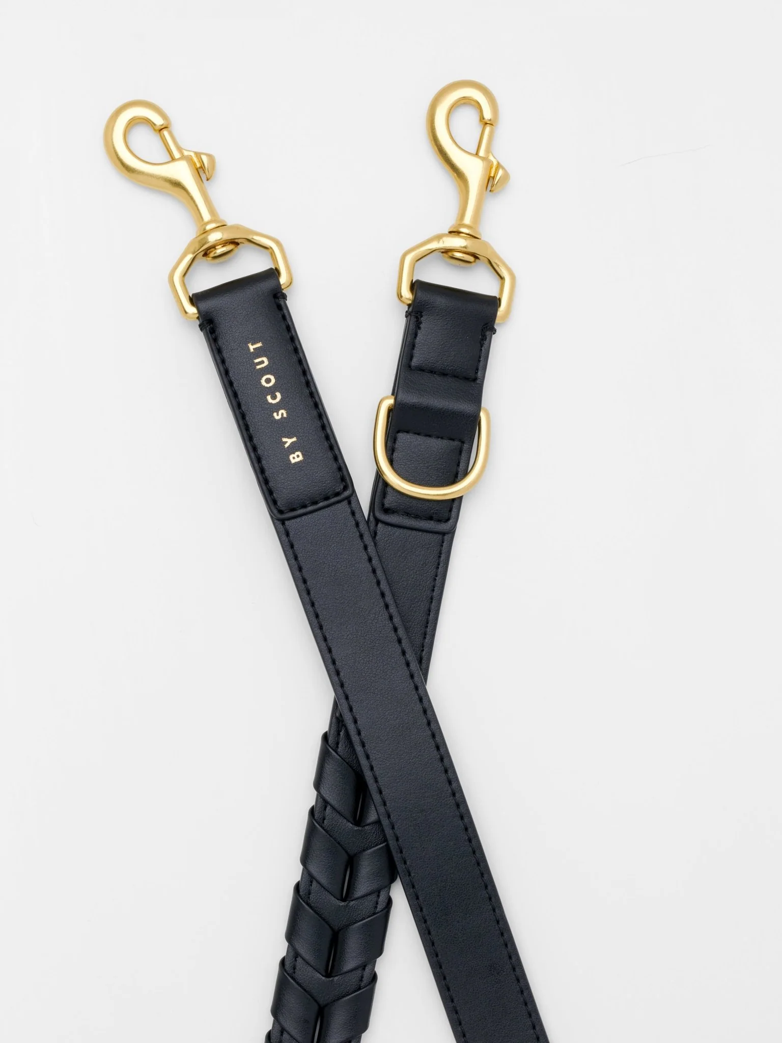 Laisse ajustable by scout mela capista chien design cuir vegan Laisse ajustable by scout mela capista chien design cuir vegan