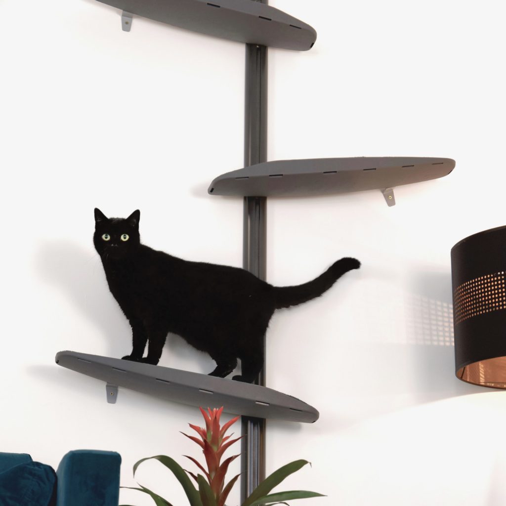 Arbre à chat mural design - CATI 4 mobiliers design pour chats tendance