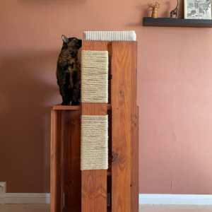 Arbre à chat en bois design – PACHA DES BOIS