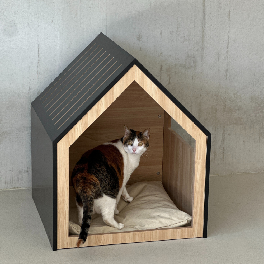 Niche en bois pour chat - PET
Les niches designs pour votre animal de compagnie 