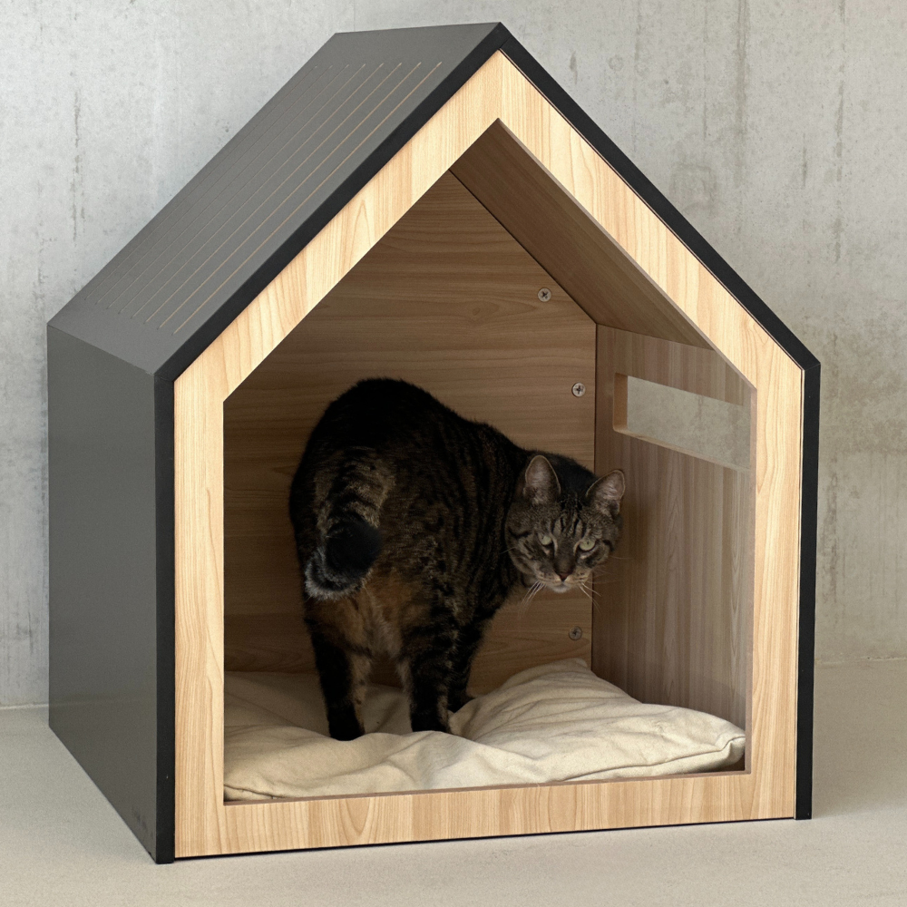 niche pour chat en bois design (9)