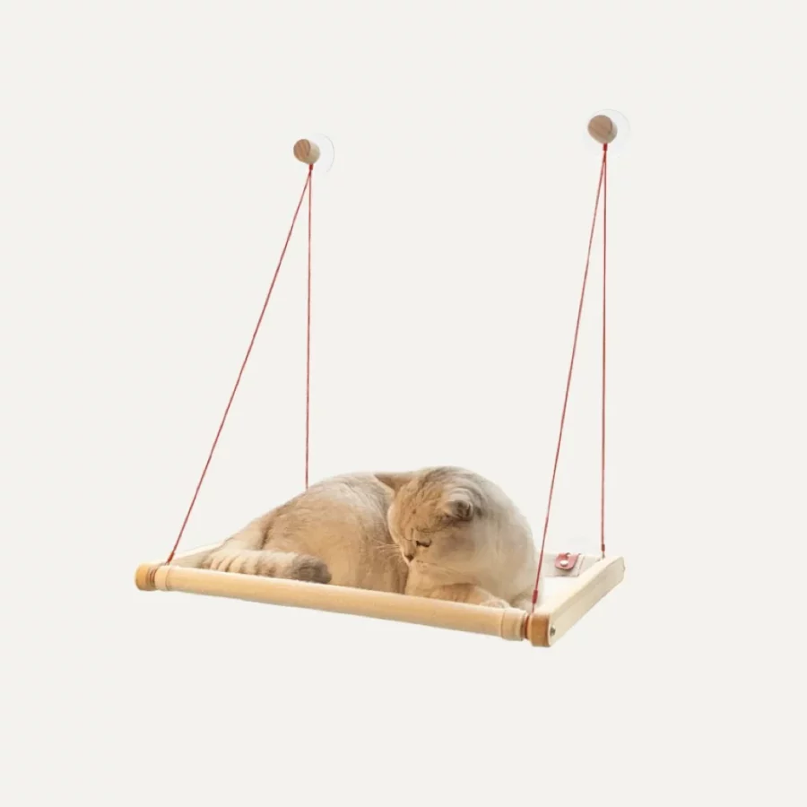 Hamac design en toile pour chat