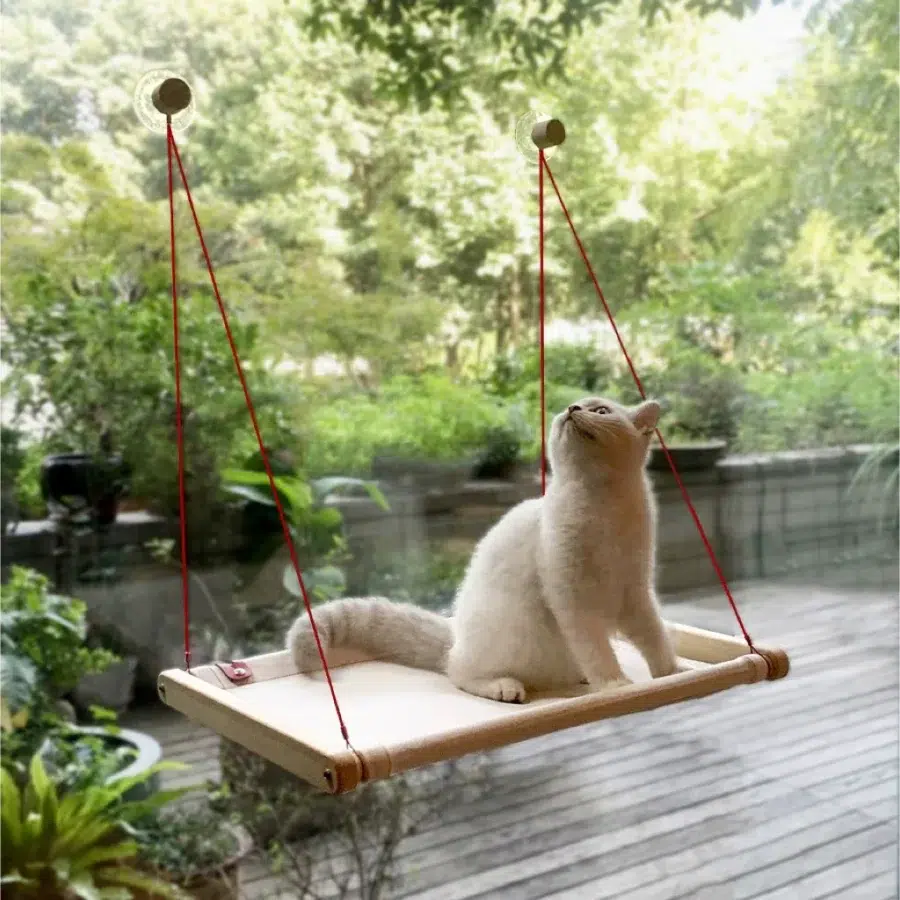 Hamac design en toile pour chat