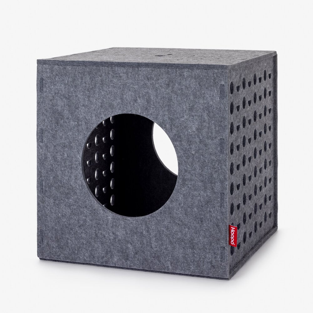 Cube de jeu en feutre pour chat - HOOPO