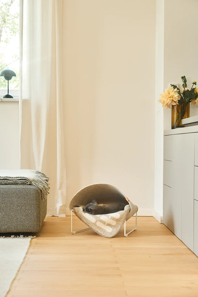 couverture pour chien chat design laine hiver flora miacara