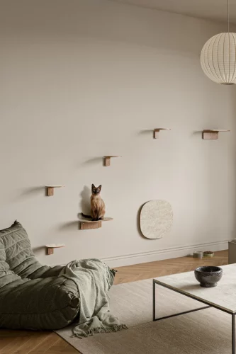 Arbre à chat mural design Parete