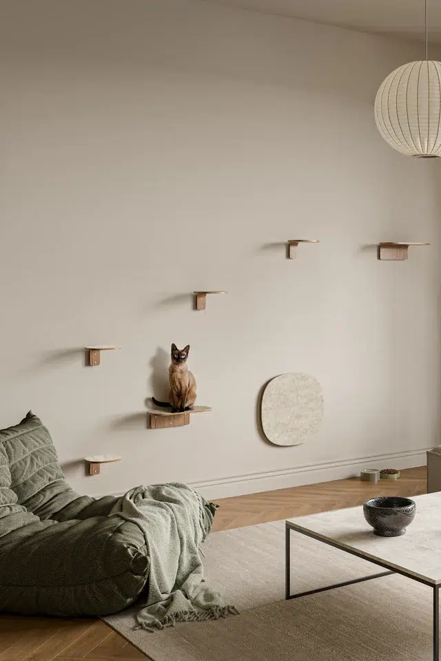 Arbre à chat mural design Parete